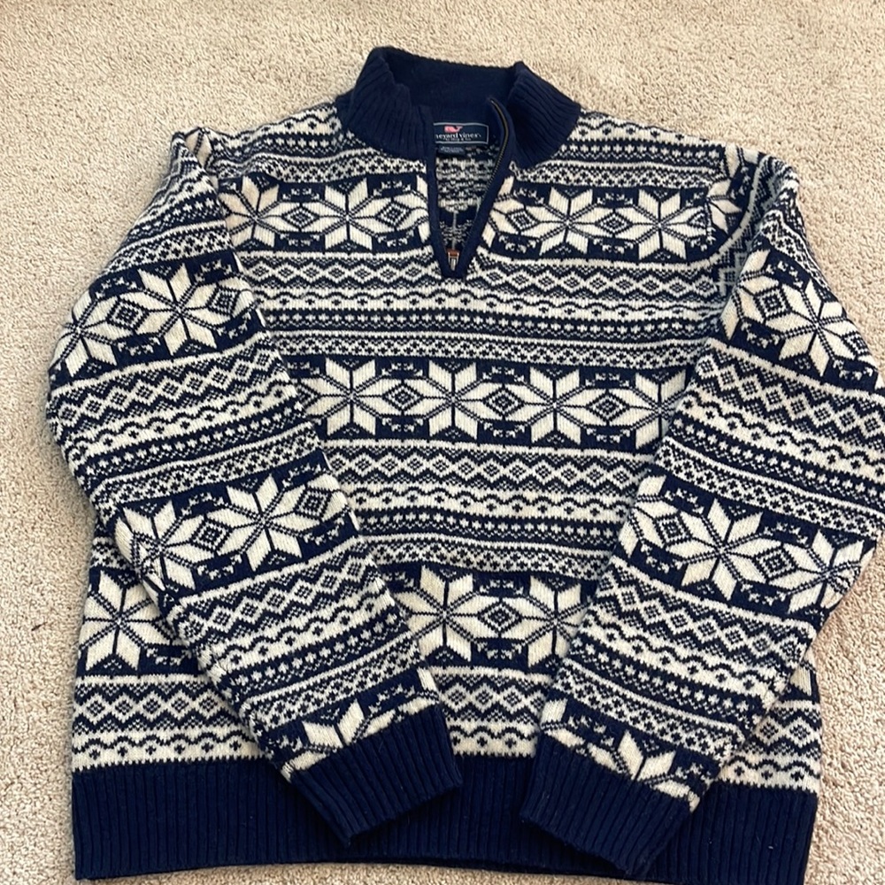 Vineyard vines men’s sweater/ half zip